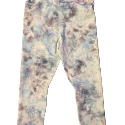 Good American Cloud Tie Dye Foil Crop Workout Leggings Size 3